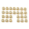 Brass Micro Pave Cubic Zirconia Multi-Strand Links KK-C111-01G-1
