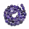 Natural Amethyst Beads Strands X-G-R445-8x10-03-2