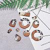 Resin & Wood Pendants RESI-CJ0001-14-5