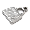 Anti-Tarnish 304 Stainless Steel Charms STAS-M084-01C-P-2