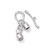 Brass Toggle Clasps KK-Z084-13P-2