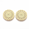 201 Stainless Steel Filigree Joiners Links STAS-T044-18G-2