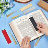 4Pcs 4 Style Blank Bookmark Pendants OFST-UN0001-02-3