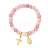 Alloy Charm Bracelets BJEW-JB13311-2