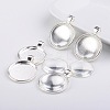 25mm Transparent Clear Domed Glass Cabochon Cover for Alloy Photo Pendant Making DIY-F007-14S-RS-1
