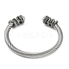 304 Stainless Steel Cuff Bangles for Women STAS-M023-16P-3