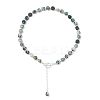 Natural Tree Agate and 304 Stainless Steel & Brass Finding Necklaces NJEW-JN06198-2