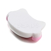 Black & Pink Opaque Resin Cabochons CRES-P026-A05-2