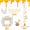 Alloy and  Wooden Sweater Knitting tool AJEW-WH0472-20G-2