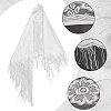 Lace Flower Detachable Polyester Shawl AJEW-WH20072-43B-5