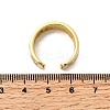 Brass Enamel Cuff Rings RJEW-P166-05G-02-5