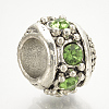 Alloy Rhinestone European Beads MPDL-Q208-075-3