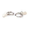 304 Stainless Steel Huggie Hoop Earrings EJEW-JE04404-02-3