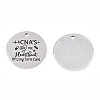 Non-Tarnish 201 Stainless Steel Pendants LS-STAS-T064-38P-4-1