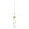 Glass Teardrop Big Pendant Decorations LS-HJEW-M005-05A-G-2