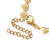 304 Stainless Steel Chain Bracelet for Women LS-BJEW-I313-05-3