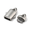 304 Stainless Steel Bayonet Clasps STAS-V008-28P-2