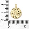 Brass Enamel Pendants KK-P338-27G-01-3