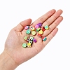 100Pcs Handmade Polymer Clay Fruit Theme Beads DIY-YW0002-40-5