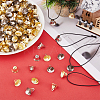 SUPERFINDINGS 200Pcs 2 Colors Alloy Bell Pendants FIND-FH0008-15-5
