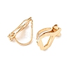 316 Surgical Stainless Steel Clip-on Earring Findings STAS-P397-02G-2