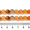 Dyed & Heated Natural Dragon Veins Agate Beads Strands G-P539-A01-19-5