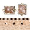 Natural Sunstone Faceted Rectangle Links G-I375-07G-11-3