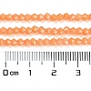 Baking Paint Transparent Glass Beads Strands DGLA-F029-J2mm-03-5