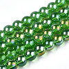 Electroplate Transparent Glass Beads Strands LS-GLAA-T032-T6mm-AB07-1