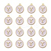 Golden Plated Alloy Charms LS-X-ENAM-S118-01Y-2