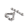 Non-Tarnish 304 Stainless Steel Toggle Clasps X-STAS-A092-08A-P-2