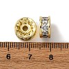 Brass Micro Pave Cubic Zirconia Beads KK-A270-02A-G-3
