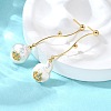 Crown Brass Stud Earrings EJEW-Z086-14G-2