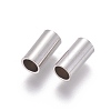 Tarnish Resistant 304 Stainless Steel Tube Beads STAS-F205-03P-E-1