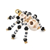 Halloween Theme Dyed Synthetic Turquoise & Glass Seed Beads Pendants PALLOY-MZ00774-03-5