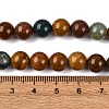 Natural Ocean Jasper Beads Strands G-F668-26-8mm-6