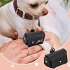 Imitation Leather Wedding Ring Storage Case with Alloy Clasps and PVC Stickers for Pet AJEW-FG0004-27B-6