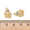 Brass Micro Pave Cubic Zirconia Charms KK-C099-01I-G-3