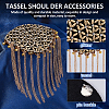 2Pcs Detachable Iron Tassel Epaulettes AJEW-FH0006-25G-5