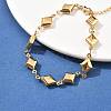 304 Stainless Steel Link Chain Bracelets for Women BJEW-U021-08G-05-2