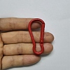 Spray Painted Iron Rock Climbing Carabiners PURS-PW0001-627D-1