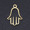 201 Stainless Steel Laser Cut Pendants STAS-S105-T922-2-1