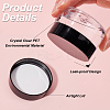 8Pcs Transparent Plastic Empty Portable Facial Cream Jar CON-CP0001-015B-6