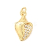 Brass Micro Pave Cubic Zirconia Pendants KK-A266-49D-G-1