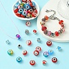 DIY Glass & Resin & Alloy Enamel European Beads Jewelry Making Finding Kit DIY-YW0009-01-6