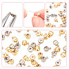 60Pcs 2 Colors Brass Crimp Beads KK-AR0003-62-6