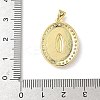 Brass Micro Pave Cubic Zirconia Pendants KK-L239-054G-4