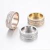 304 Stainless Steel Rings RJEW-P063-30-1