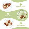 Silicone Beads Round Rubber Bead 15MM Loose Spacer Beads for DIY Supplies Jewelry Keychain Making FIND-TA0008-90A-6