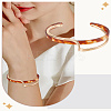 1Pc Brass Resin Cuff Bracelets for Women BJEW-LP0002-26A-1
